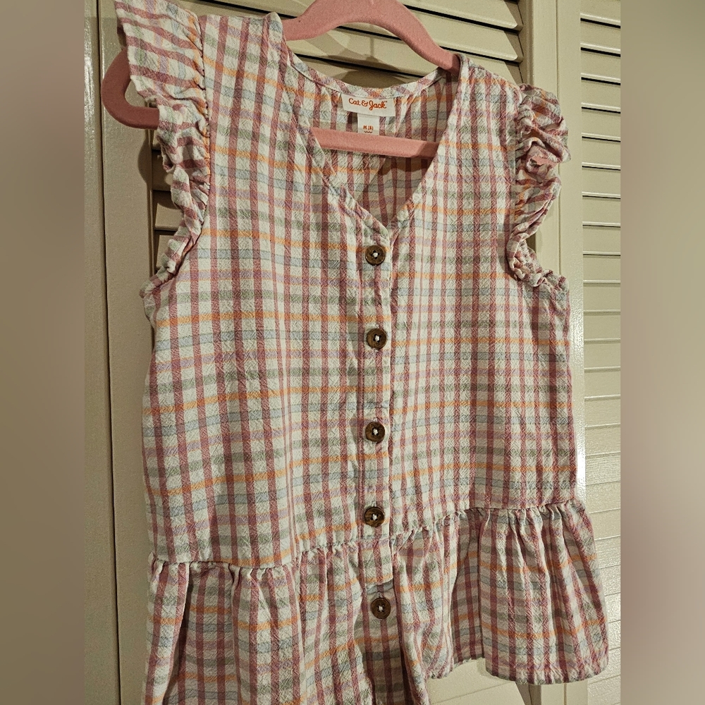 Cat & Jack Sleeveless Shirt, Size 8